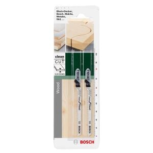 Ahşap Dekupaj Bıçağı T 101 AO HCS DIY 2'li 2609256723