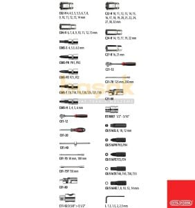 Ceta Form C20-85PH2 85 Parça 1/4”+1/2” Lokma Takımı (Plastik Çanta)