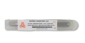 MTE M12 Düz Makine Kılavuzu Kalın Şaftlı HSSE DIN 371/C