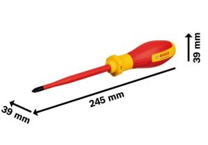 Bosch PZ 2 x 125 mm VDE İzoleli PZ Tornavida 1600A02ND2