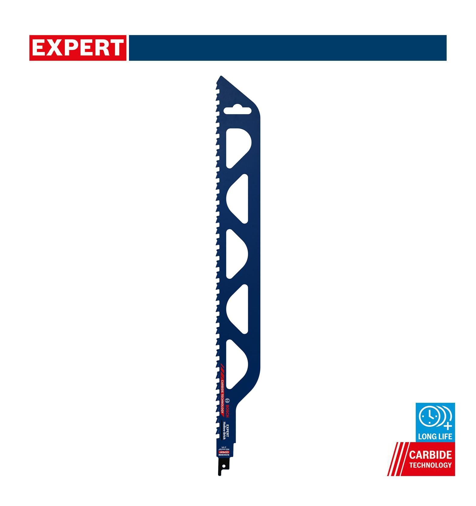 Bosch Expert S 2243 HM Delikli Tuğla 1'li 455 mm Panter Testere 2608900418