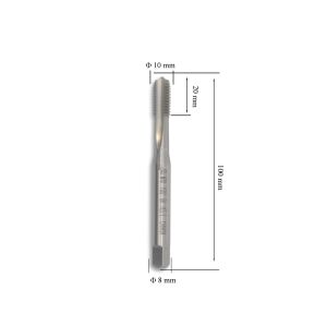 MTE M10 Düz Makine Kılavuzu Kalın Şaftlı HSSE DIN 371/C