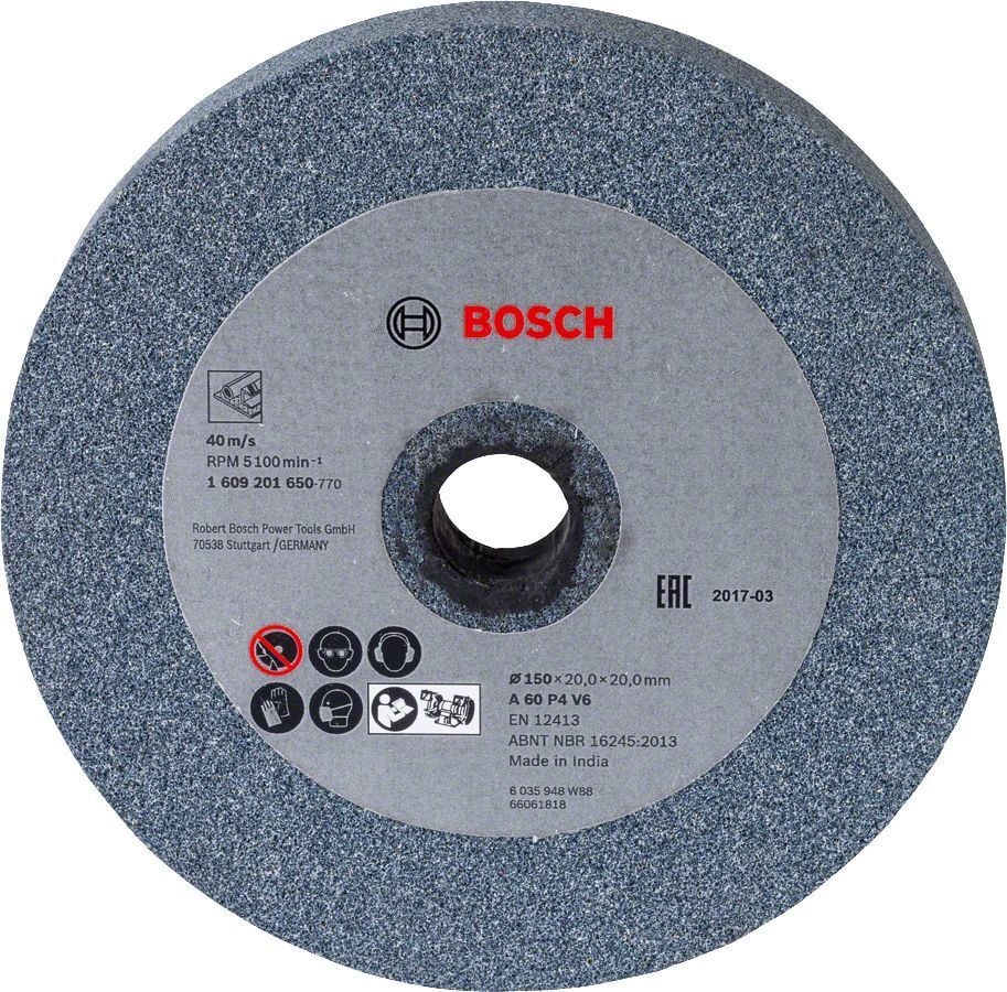 Bosch 150x20x20mm Zımpara Taşı 60 kum GBG 35-15 İçin 1609201650