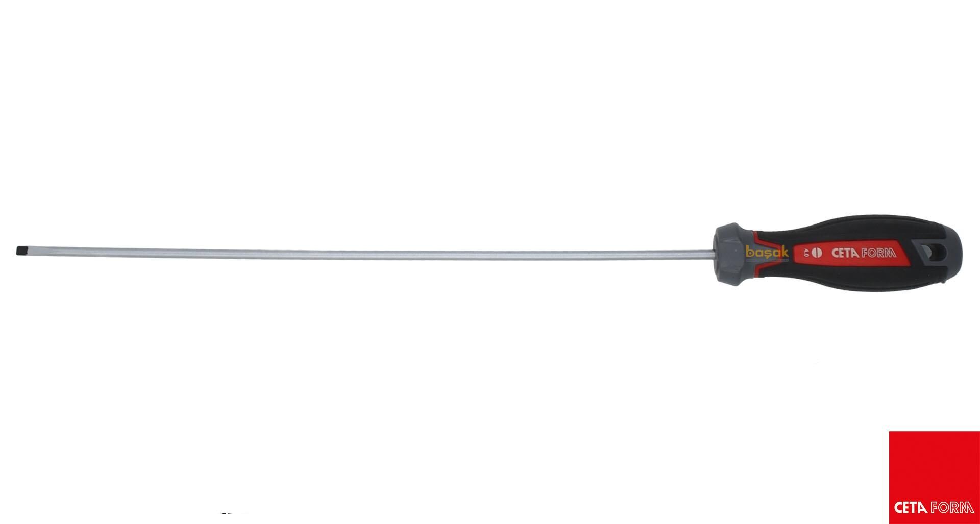 Ceta Form 4 x 300 mm Uzun Düz Tornavida F10-040-300