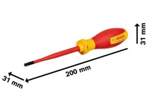 Bosch SL / PH 1 x 100 mm VDE İzoleli Terminal Tornavida 1600A02ND4