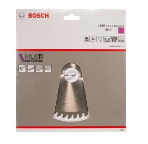 Bosch Multi Material 180*30/20mm 48 Diş Daire Testere Bıçağı 2608640507