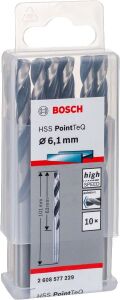 Bosch HSS PointeQ 6,1 mm Metal Matkap Ucu 10'lu 2608577229