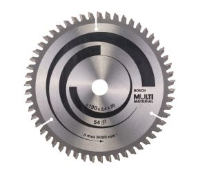 Bosch Multi Material 190*20/16mm 54 Diş Elmas Daire Testere Bıçağı 2608640508