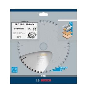 Bosch Multi Material 190*20/16mm 54 Diş Elmas Daire Testere Bıçağı 2608640508