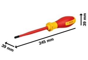 Bosch SL / PH 2 x 125 mm VDE İzoleli Terminal Tornavida 1600A02ND5