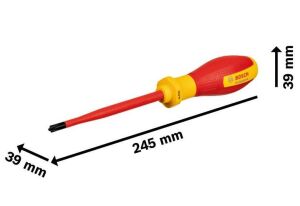 Bosch SL / PH 2 x 125 mm VDE İzoleli Terminal Tornavida 1600A02ND5