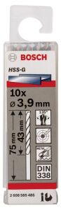 Bosch HSS-G 3,9x75 mm Metal Matkap Ucu 10'lu Paket 2608585485