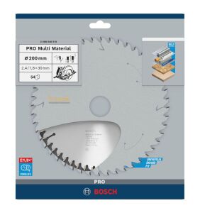 Bosch Multi Material 200*30 mm 54 Diş Elmas Daire Testere Bıçağı 2608640510