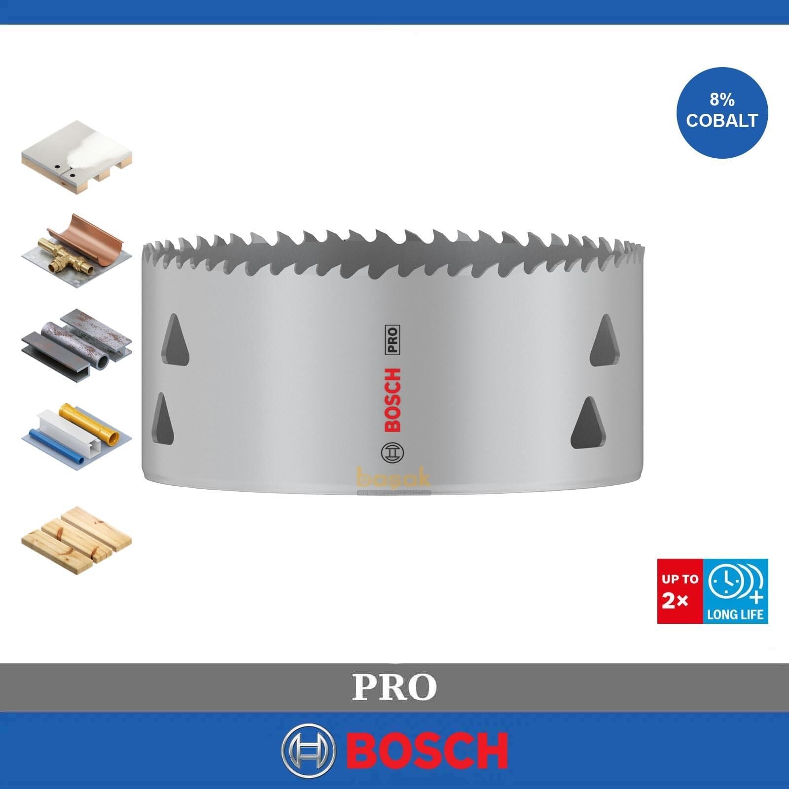 Bosch Pro 111 mm Multi Vidalı Bi-Metal Panç 2608901537