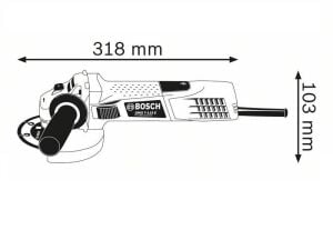 Bosch GWS 7-115 E Devir Ayarlı Avuç Taşlama Makinesi 0601388203