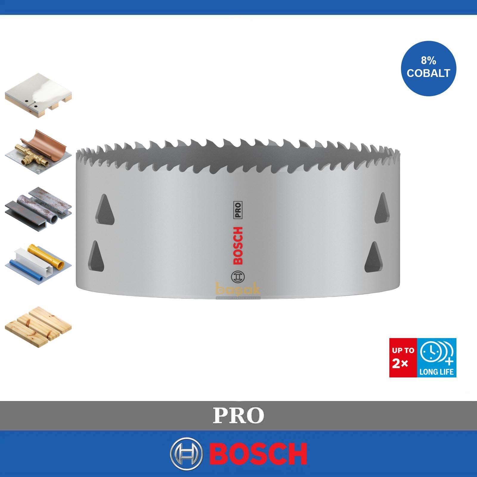 Bosch Pro 121 mm Multi Vidalı Bi-Metal Panç 2608901539