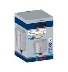 Bosch Pro 67 mm PC Delik Testeresi HSS %8 Kobalt 2608594397