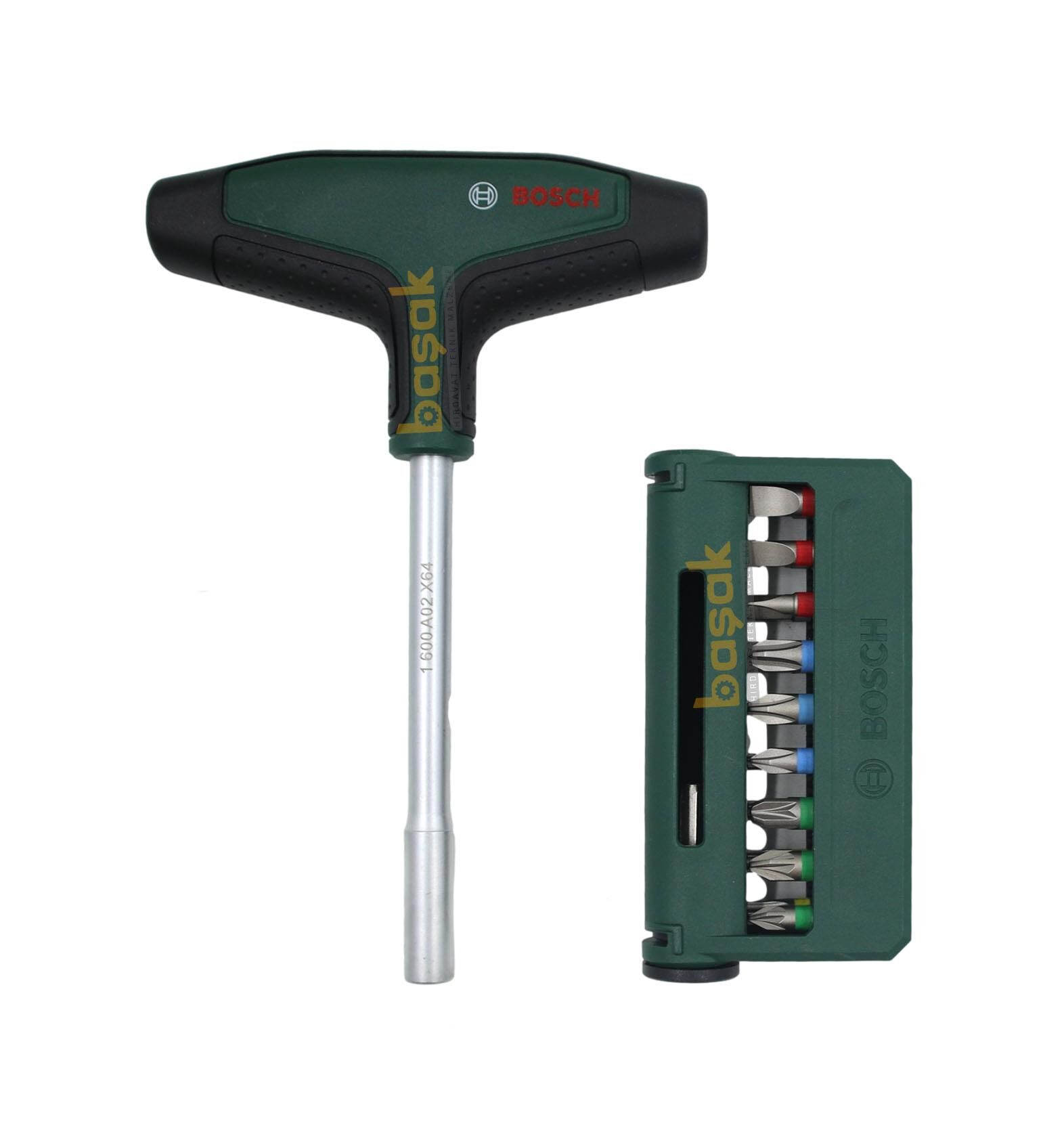 Bosch T Saplı Manyetik Tornavida 18 Parça Bits Seti 1600A039J3