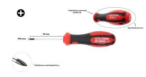 Ceta Form PH0 x 60 mm Yıldız Tornavida F14-000-060