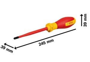 Bosch SL / PZ 2 x 125 mm VDE İzoleli Terminal Tornavida 1600A02ND7