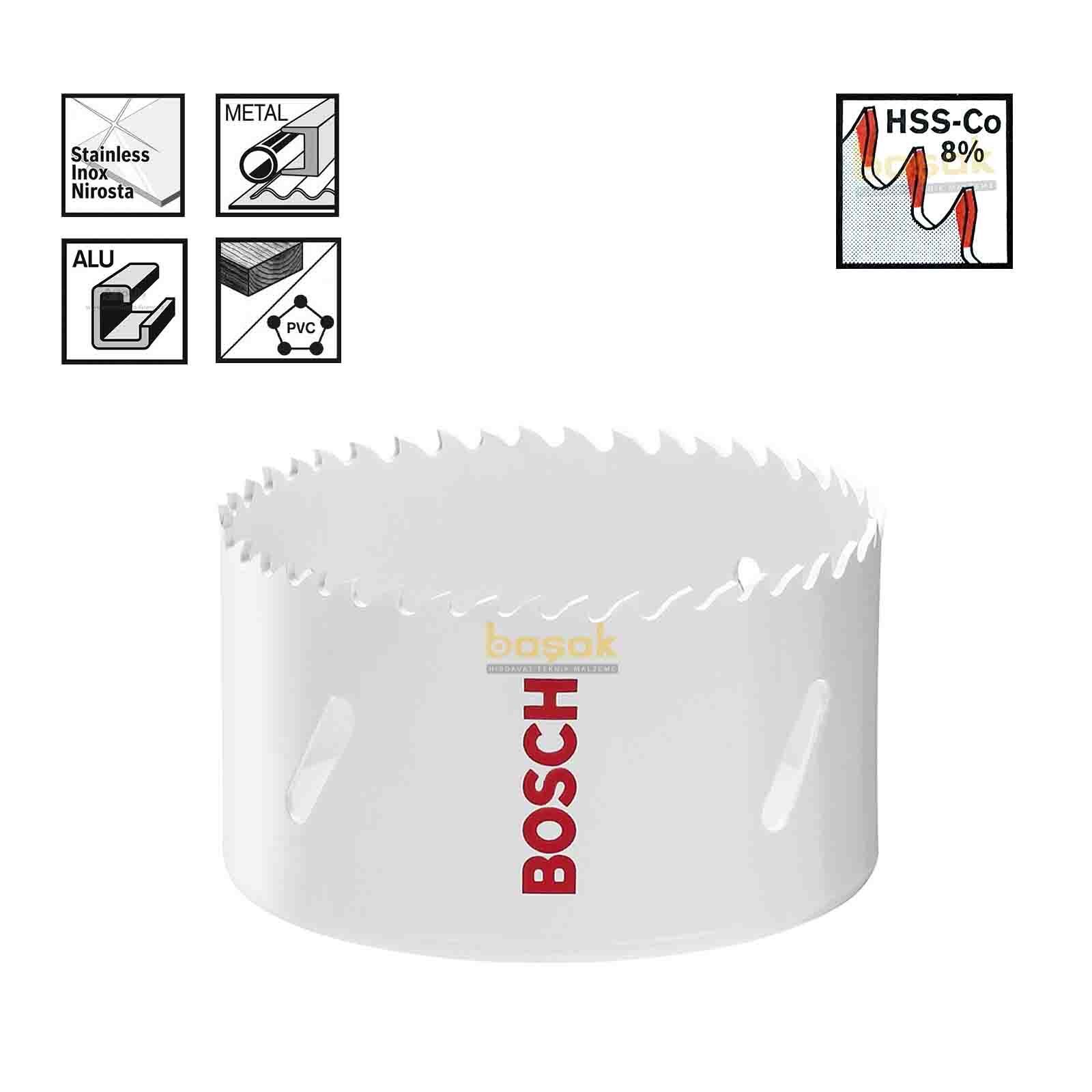 Bosch Bi-Metal 102 mm Delik Açma Testeresi 2608580507