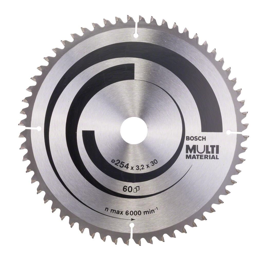 Bosch Multi Material 254*30 mm 60 Diş Elmas Daire Testere Bıçağı 2608640449