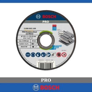 Bosch Pro 115x1 mm 25'li Paket Paslanmaz ve Metal Kesme Taşı 2608603169
