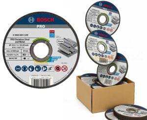 Bosch Pro 115x1 mm 25'li Paket Paslanmaz ve Metal Kesme Taşı 2608603169