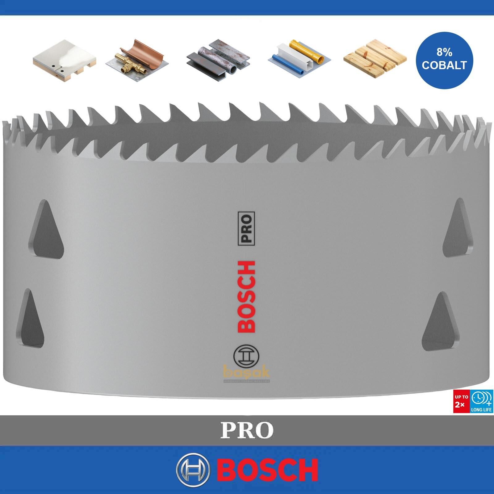 Bosch Pro 95 mm Multi Vidalı Bi-Metal Panç 2608901532