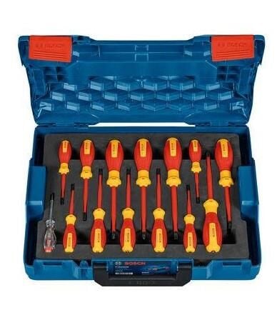 Bosch VDE Karışık Tornavida Seti 14 parça 1600A02NF9