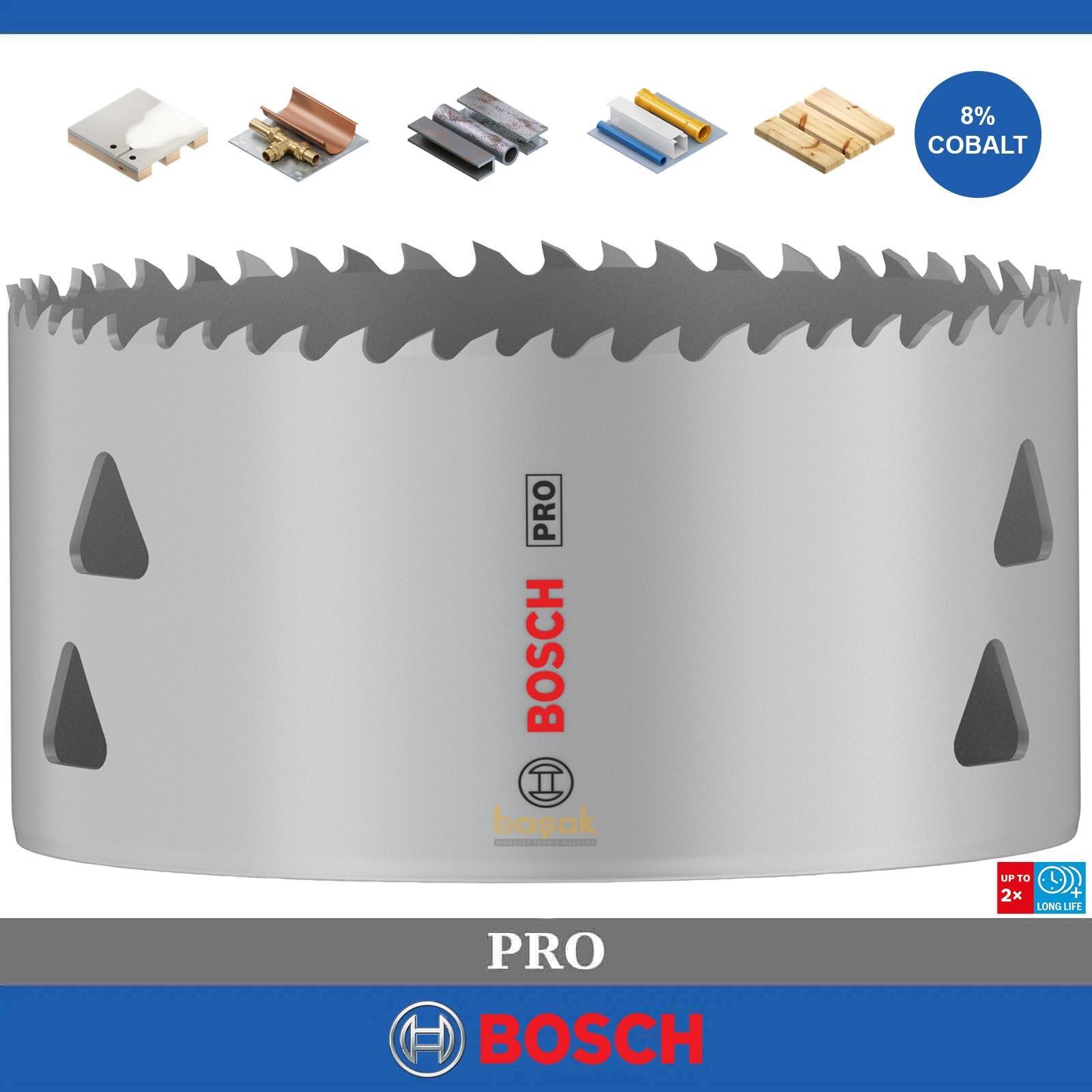 Bosch Pro 98 mm Multi Vidalı Bi-Metal Panç 2608901533
