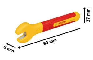 Bosch VDE 8mm Çatal Anahtar 1600A02NE9