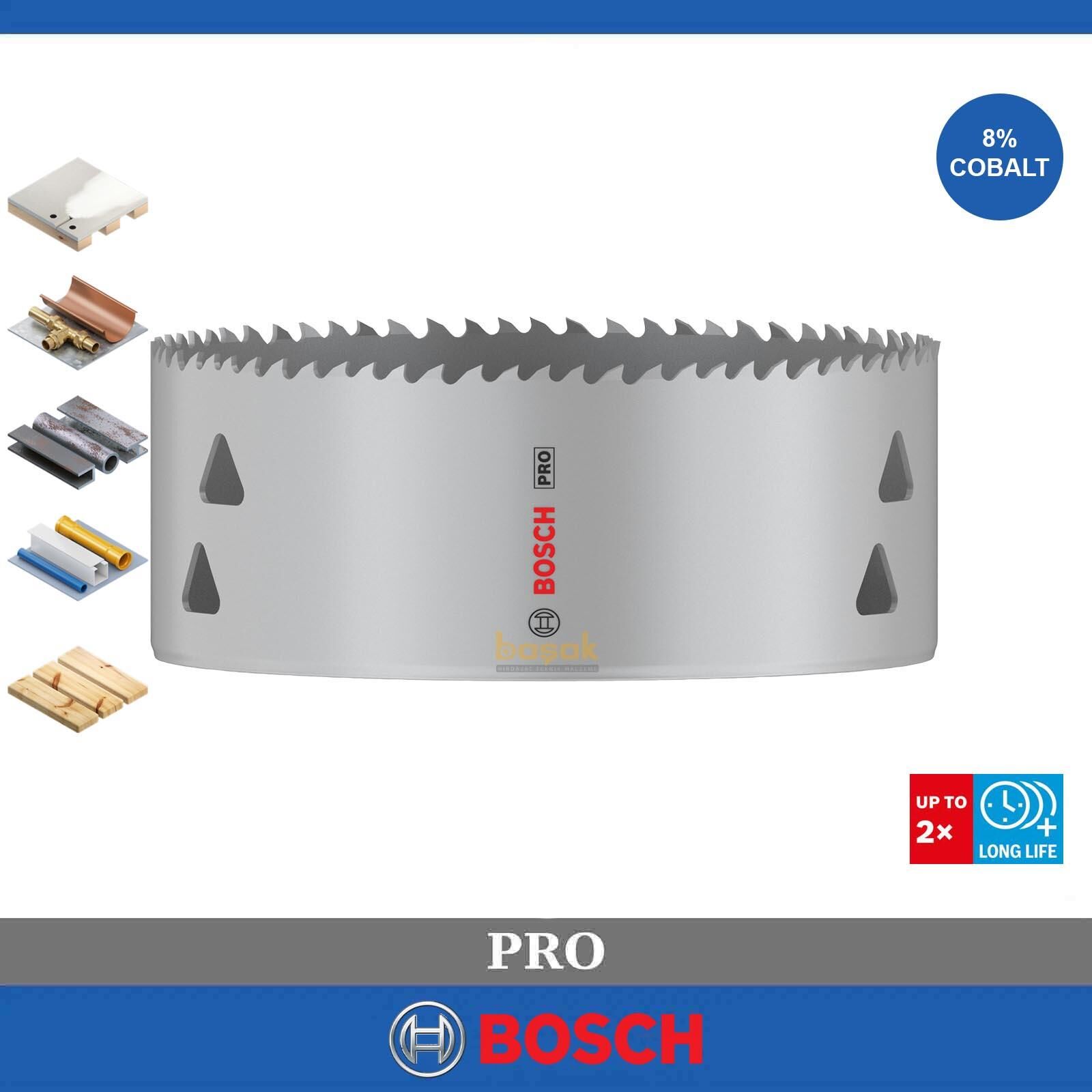 Bosch Pro 127 mm Multi Vidalı Bi-Metal Panç 2608901540 | Bosch