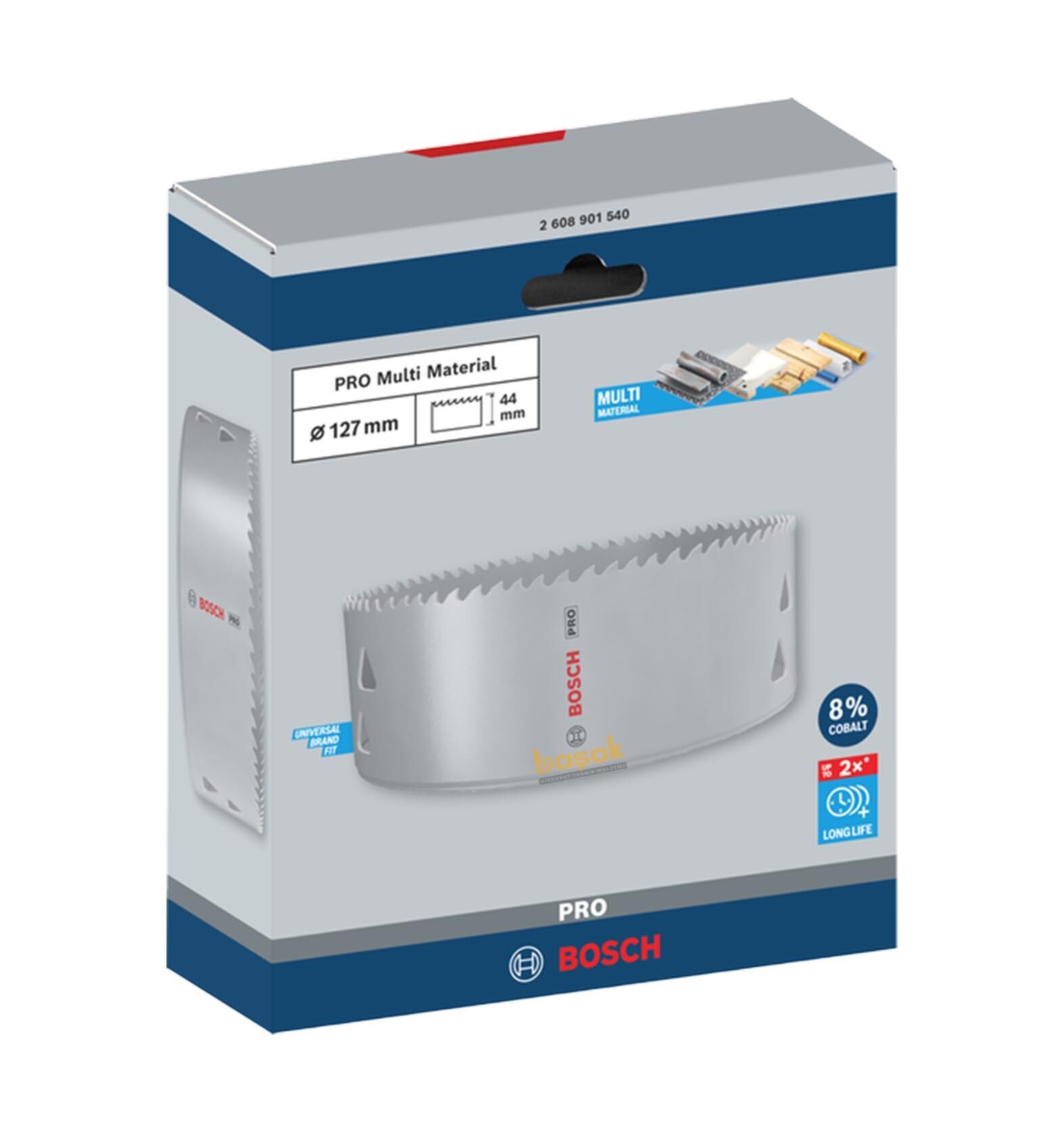 Bosch Pro 127 mm Multi Vidalı Bi-Metal Panç 2608901540 | Bosch