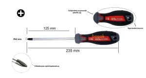 Ceta Form PH2 x 125 mm Yıldız Tornavida F14-002-125