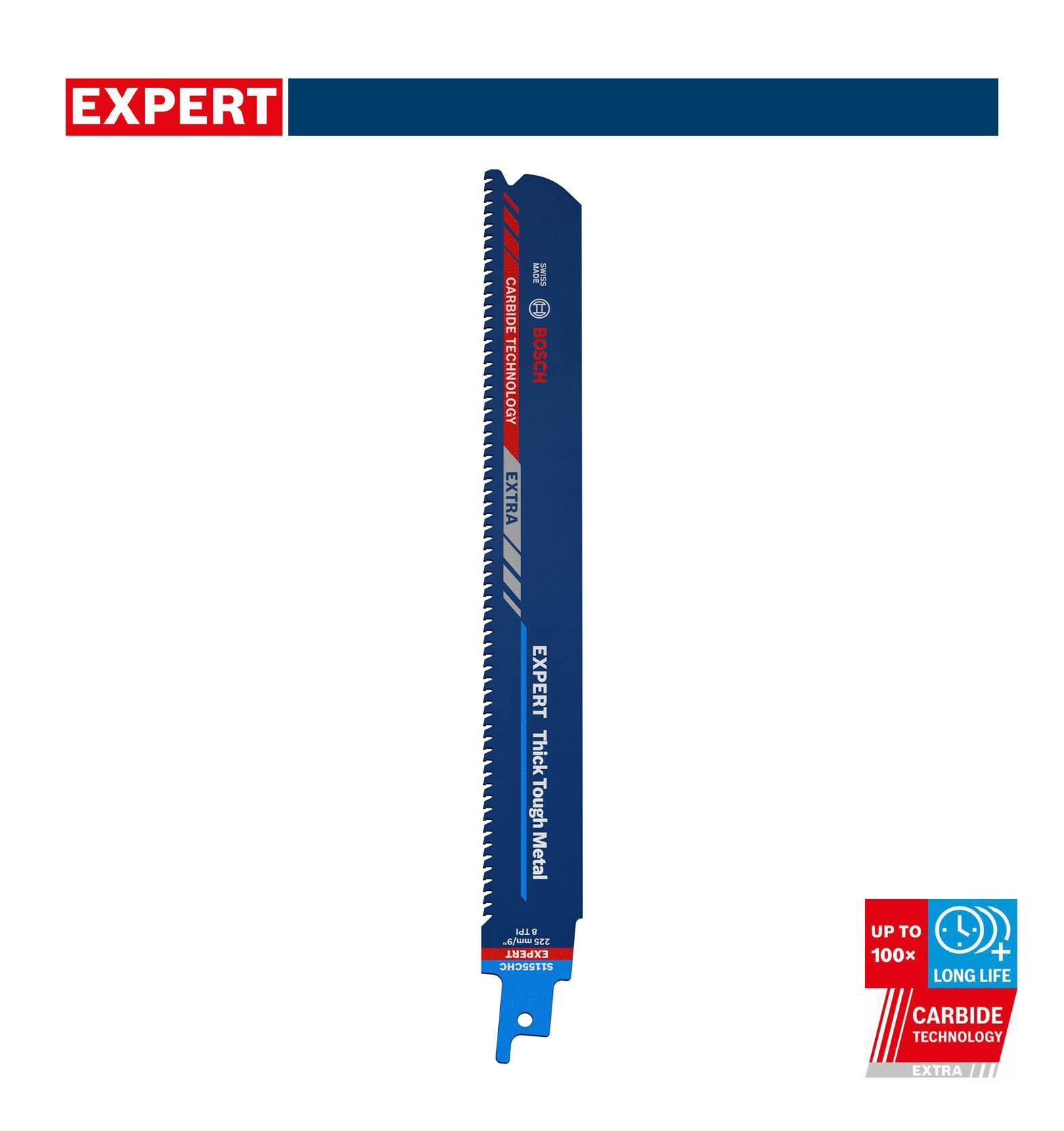 Bosch Expert S 1155 CHM Kalın Metal 225 mm 10'lu Panter Testere 2608900370