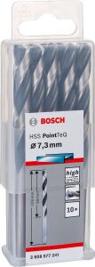 Bosch HSS PointeQ 7,3 mm Metal Matkap Ucu 10'lu 2608577241
