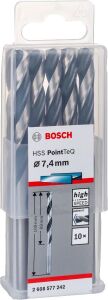 Bosch HSS PointeQ 7,4 mm Metal Matkap Ucu 10'lu 2608577242