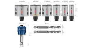 Bosch Pro PC Multi 9 Parça Panç Testere Seti 19-83 mm 2608594424