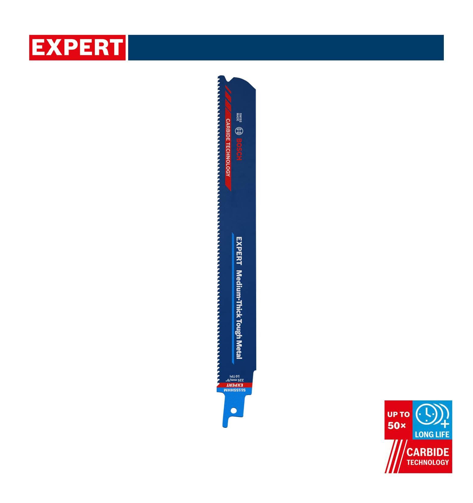Bosch Expert S 1155 HHM Metal İçin 225 mm 10'lu Panter Testere 2608900376