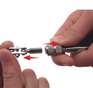 Würth Teleskopik Ayna Seti Işıklı 8 Parça