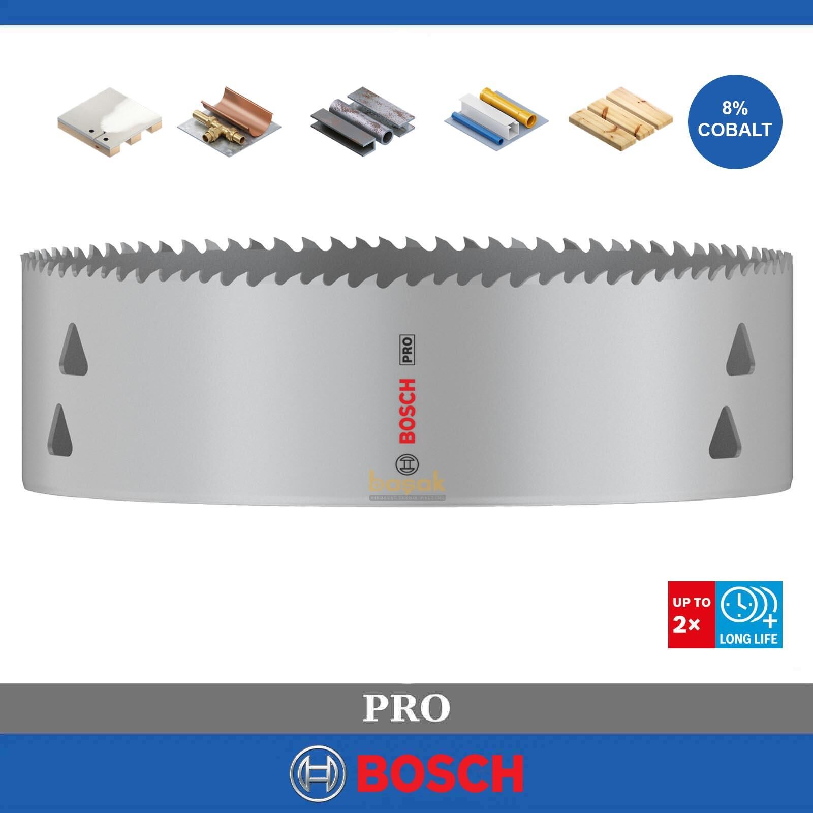 Bosch Pro 168 mm Multi Vidalı Bi-Metal Panç 2608901545