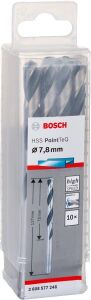 Bosch HSS PointeQ 7,8 mm Metal Matkap Ucu 10'lu 2608577246