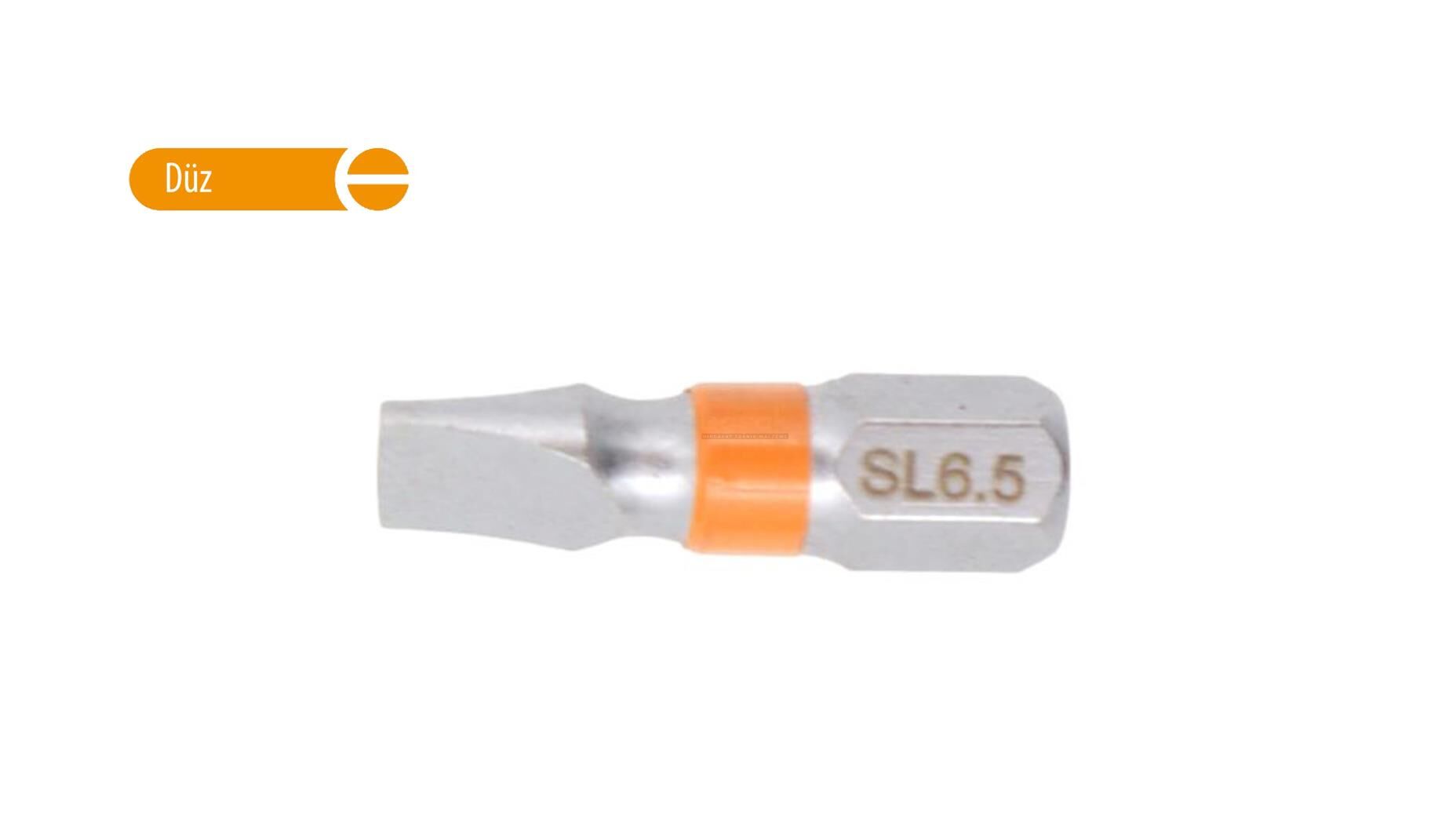 Ceta Form 6.5 x 25 mm Düz Bits Uç Renk Kodlu CB/613TC