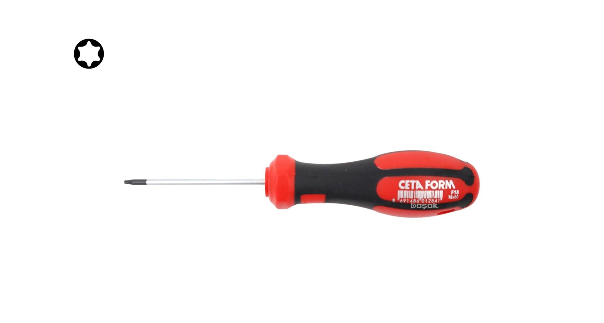 Ceta Form T6 x 60 mm Torx Tornavida F18-006-060