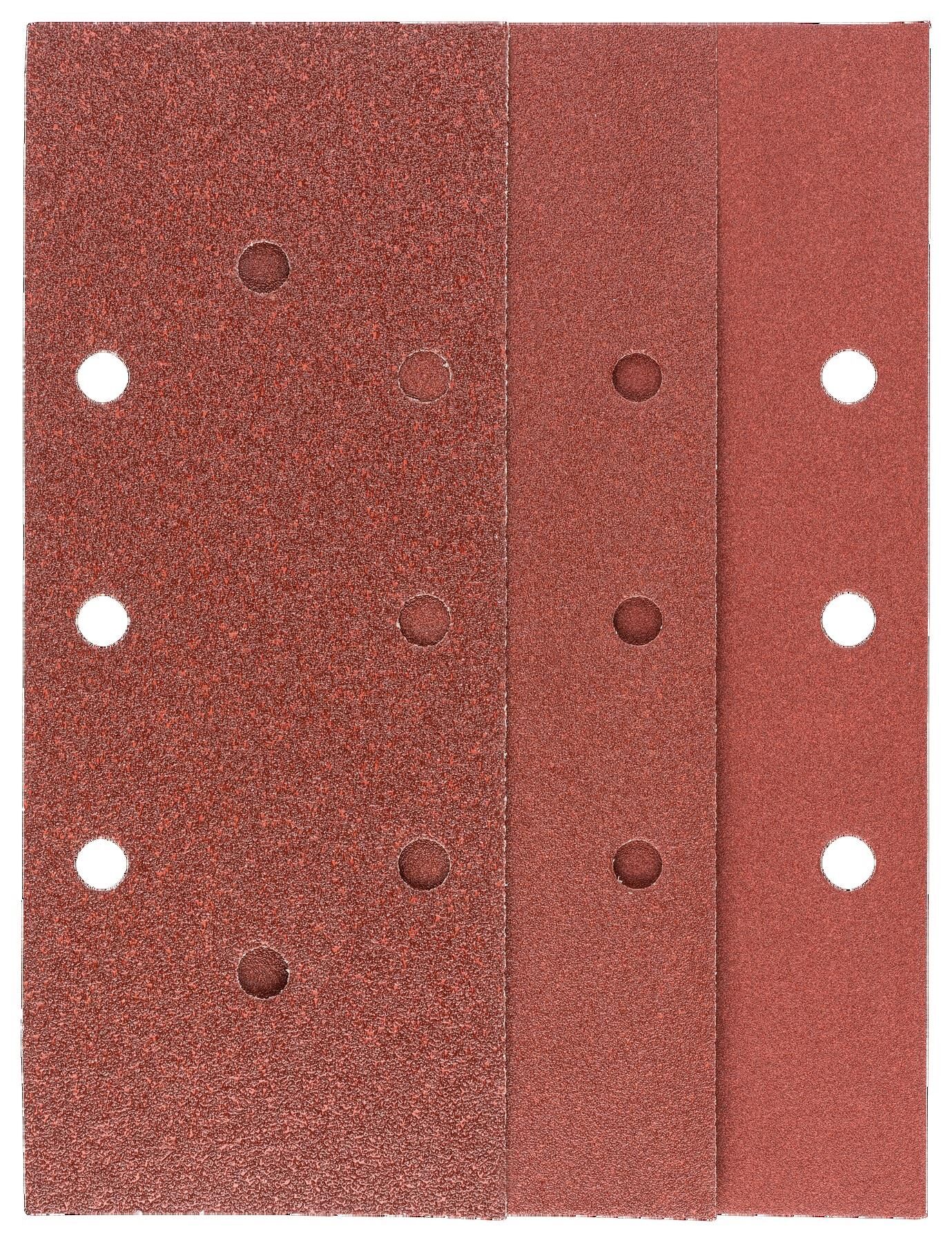 Titreşimli Zımpara Kağıdı 93x230 mm 8 Delikli 10'lu Set 2609256B07