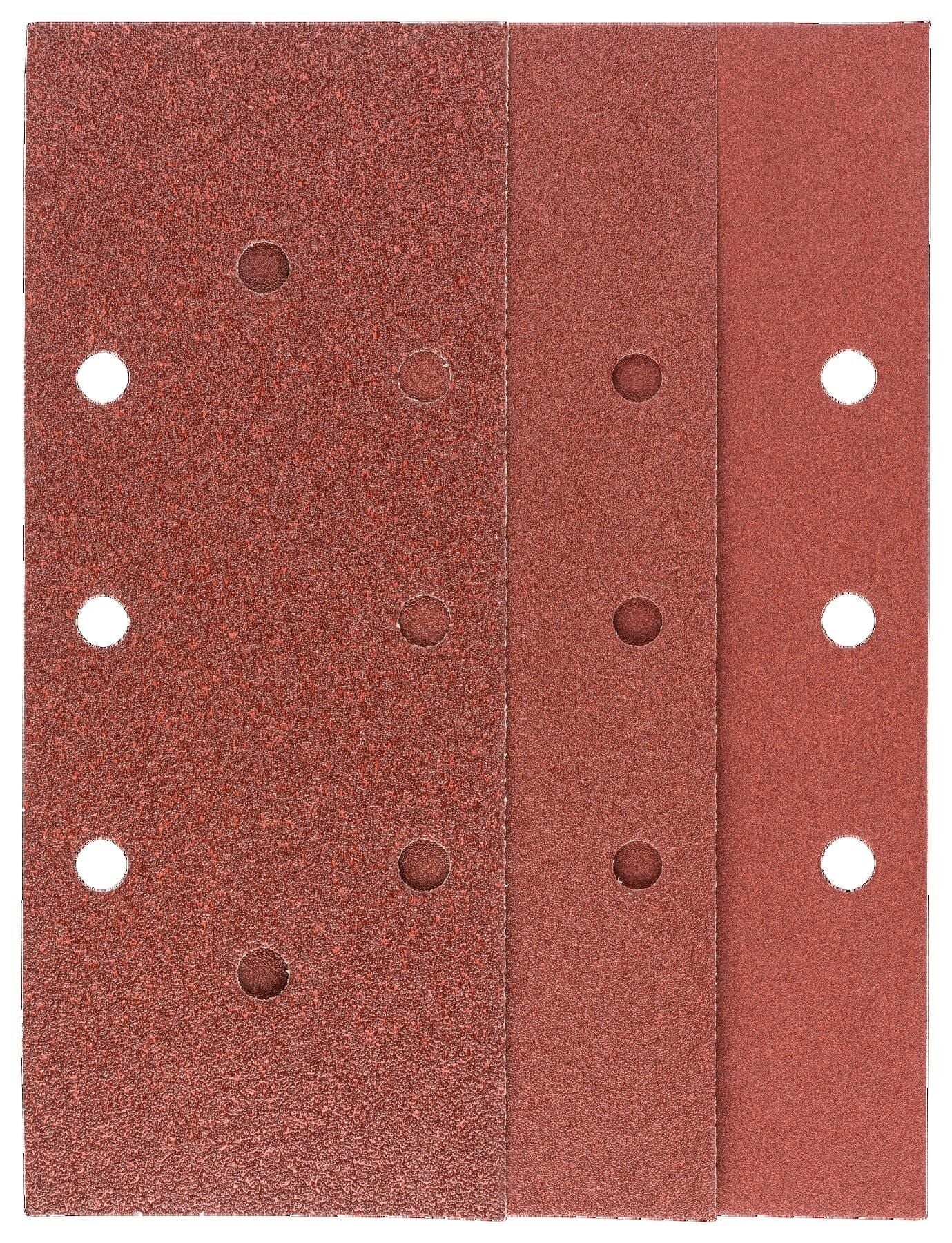 Titreşimli Zımpara Kağıdı 93x230 mm 8 Delikli 10'lu Set 2609256B07