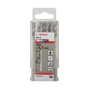 Bosch HSS-G 5,7x93 mm Metal Matkap Ucu 10'lu Paket 2608585495