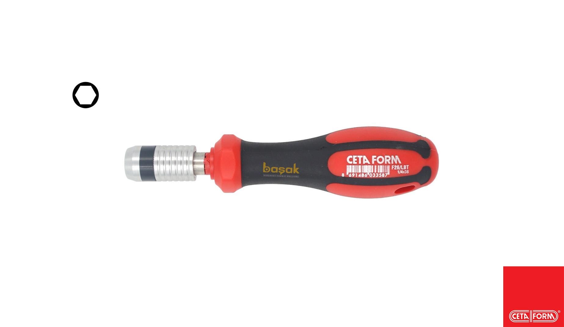 Ceta Form F26/LBT C-PLUS Bits Tutucu Tornavida (Kompakt)