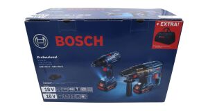 Bosch 2'li Kırıcı-Delici ve Vidalama Akülü Set GBH + GSR 180-LI 2X4 Ah 0615990M31